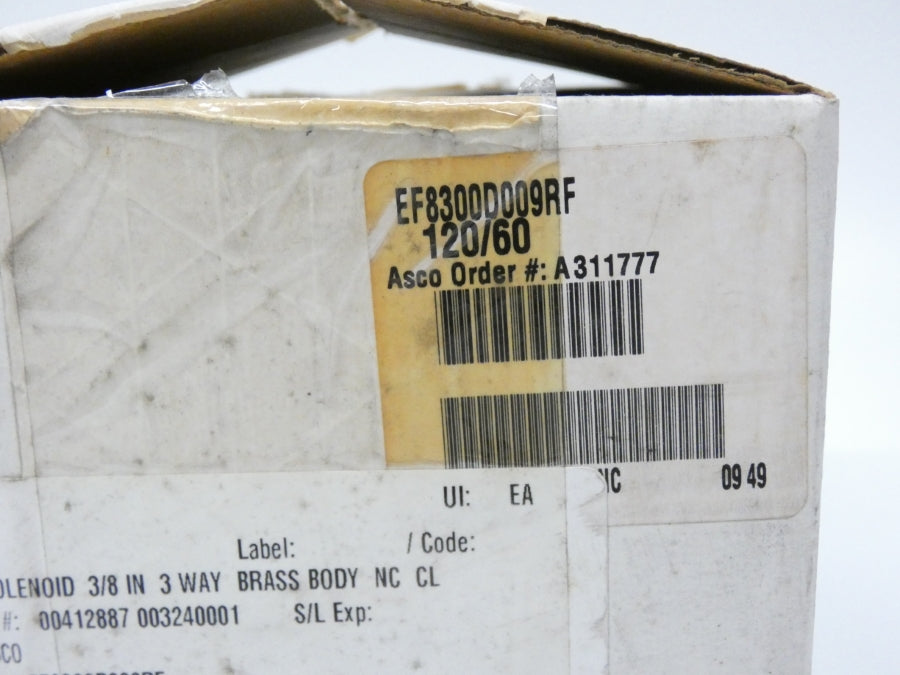 ASCO EF8300D009RF 120V 200PSI 3/8" NSMP
