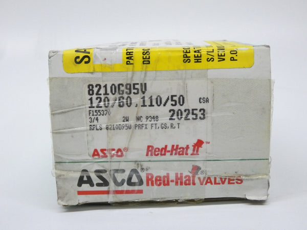 ASCO 8210G95V 110/120V 150PSI 3/4" NSMP