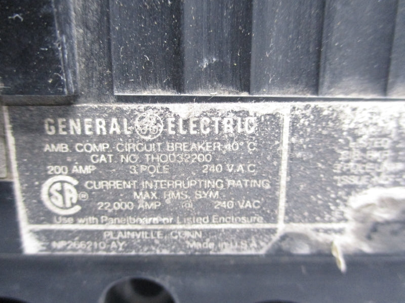 GENERAL ELECTRIC THQD32200 240VAC 200A  UNMP