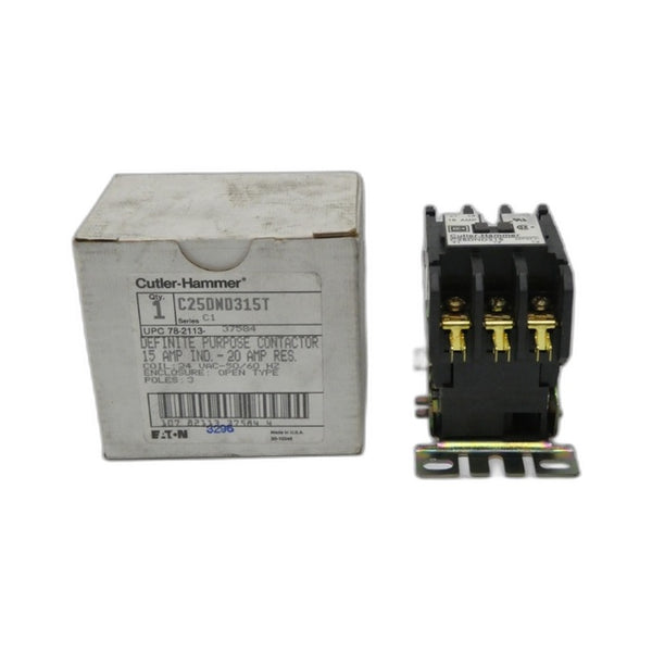 CUTLER HAMMER C25DND315T 24VAC 20A NSMP