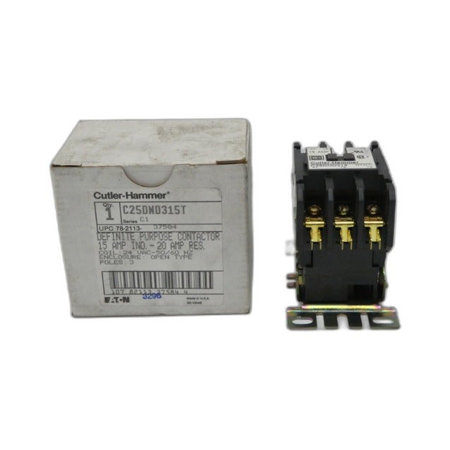 CUTLER HAMMER C25DND315T 24VAC 20A NSMP