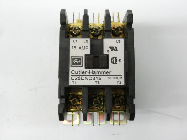 CUTLER HAMMER C25DND315T 24VAC 20A NSMP
