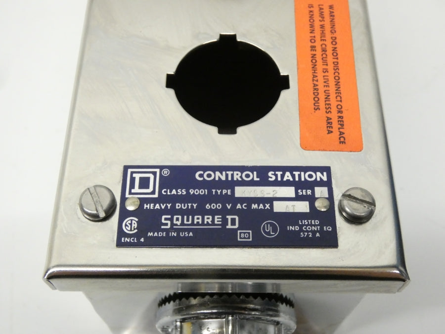 SQUARE D 9001KYSS-2 SER. A 600VAC NSNP