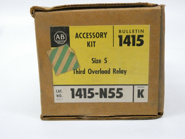 ALLEN BRADLEY 1415-N55 SER. K 600VAC (BR/YL) NSMP