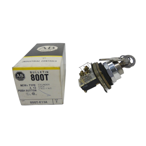 ALLEN BRADLEY 800T-E13A SER. T (BK/YL) NSMP