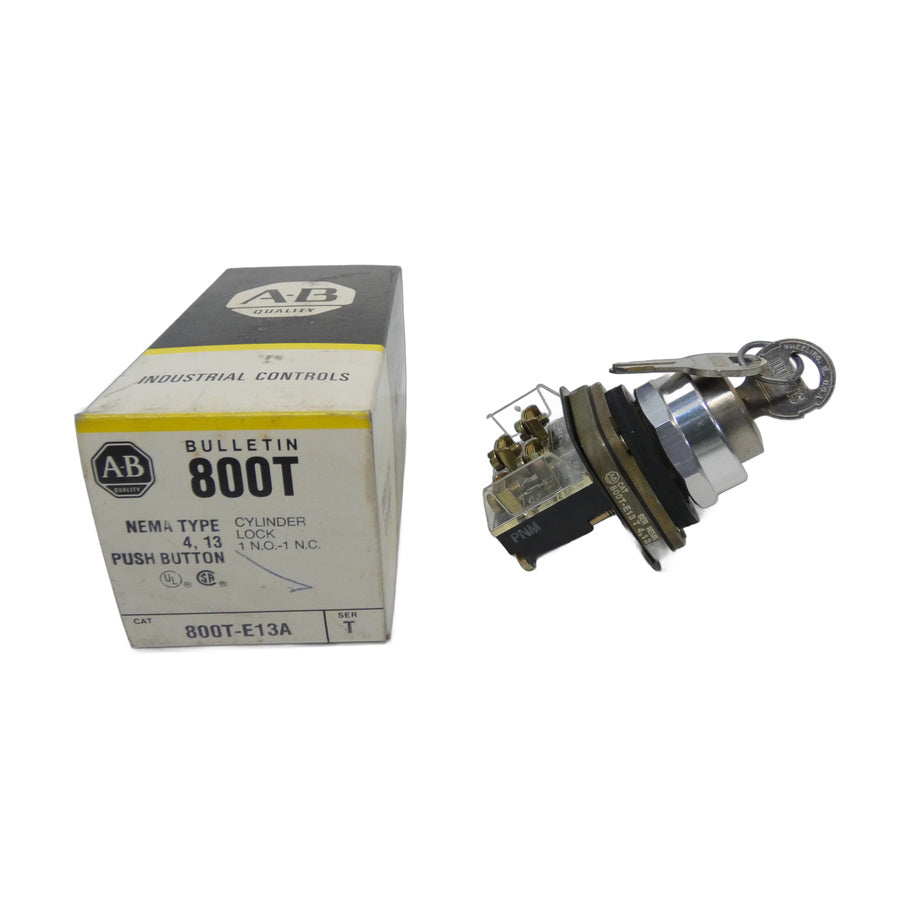 ALLEN BRADLEY 800T-E13A SER. T (BK/YL) NSMP
