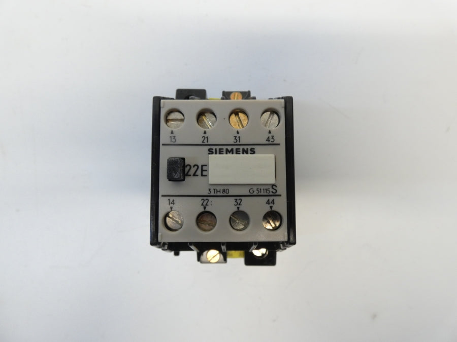 SIEMENS 3TH8022-0AF0 110-132V 10A NSNP
