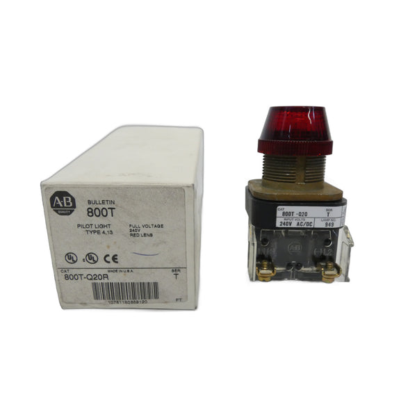 ALLEN BRADLEY 800T-Q20R SER. T 240V (WH) NSMP