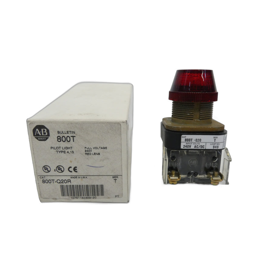 ALLEN BRADLEY 800T-Q20R SER. T 240V (WH) NSMP