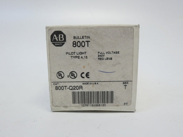 ALLEN BRADLEY 800T-Q20R SER. T 240V (WH) NSMP