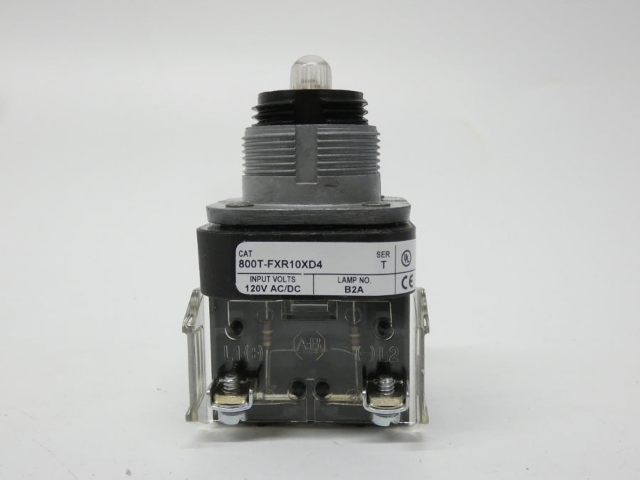 ALLEN BRADLEY 800T-FXR10XD4 SER. T 120V (WH) NSMP