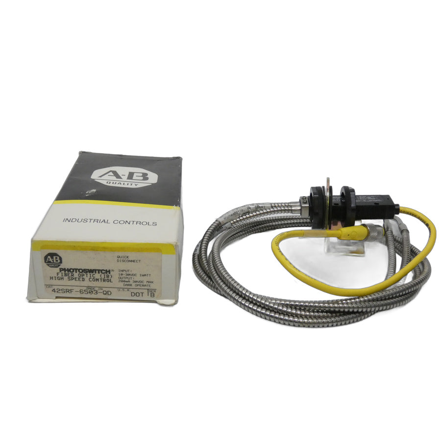 ALLEN BRADLEY 42SRF-6503-QD SER. B 10-30VDC (BK/YL) NSMP