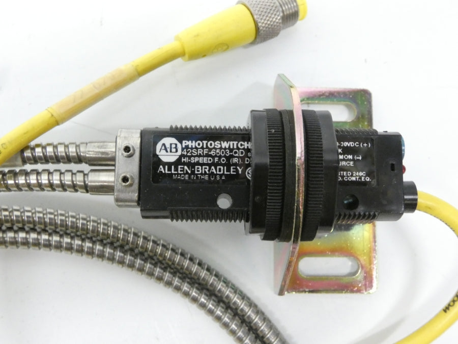 ALLEN BRADLEY 42SRF-6503-QD SER. B 10-30VDC (BK/YL) NSMP