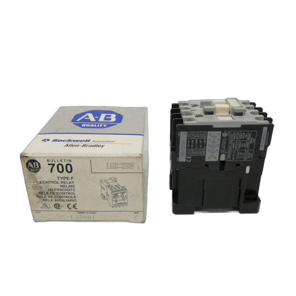 ALLEN BRADLEY 700-F220A1 SER. C 110-120V 60A (GY/BL) NSMP