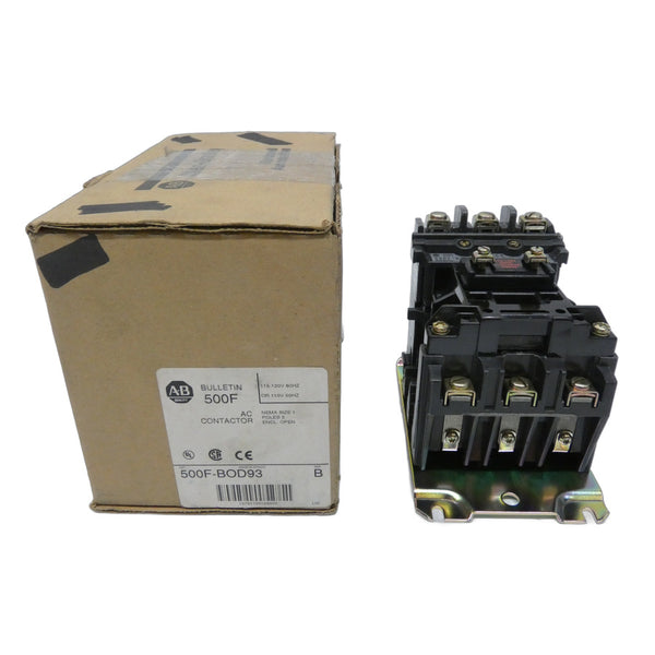 ALLEN BRADLEY 500F-BOD93 SER. B 110/115-120V 27A (BR/WH) NSMP