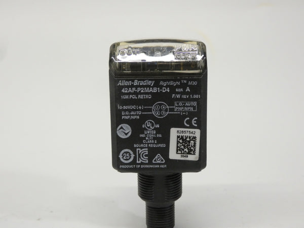ALLEN BRADLEY 42AF-P2MAB1-D4 SER. A F/W 1.001 10-30VDC NSNP