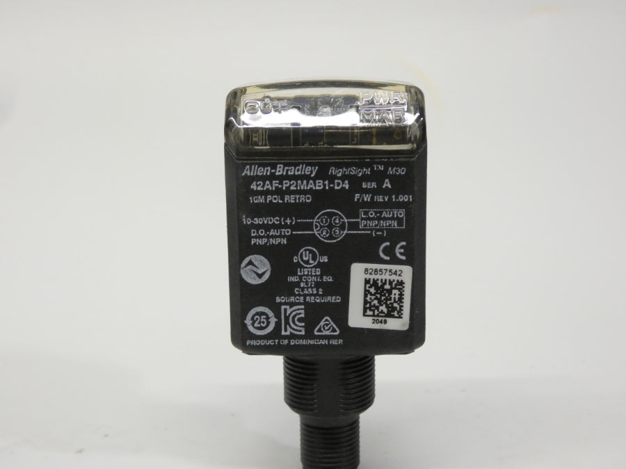 ALLEN BRADLEY 42AF-P2MAB1-D4 SER. A F/W 1.001 10-30VDC NSNP