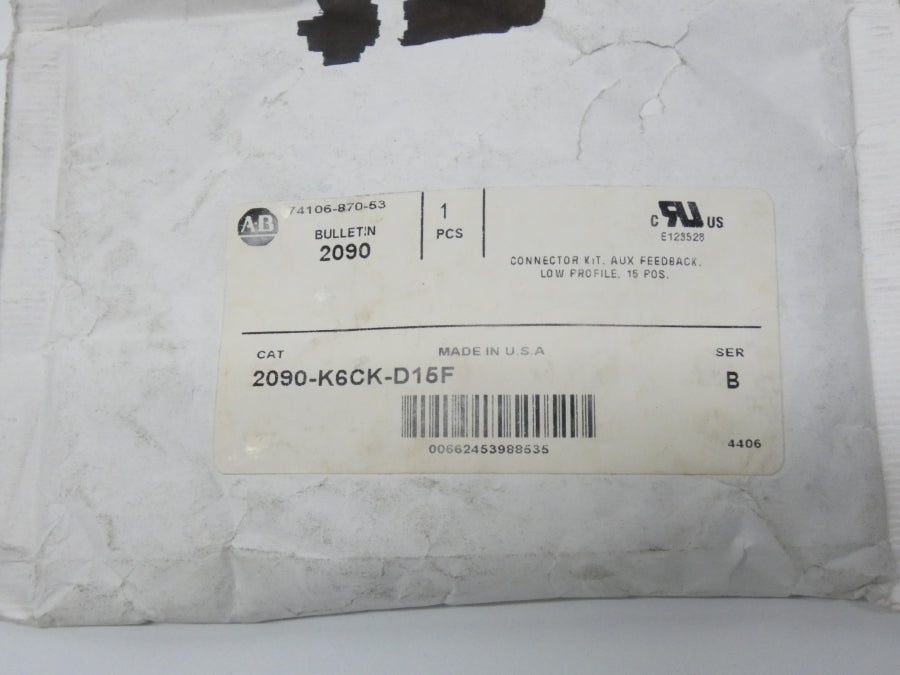 ALLEN BRADLEY 2090-K6CK-D15F SER. B NSFS