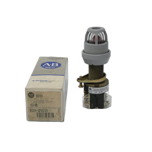 ALLEN BRADLEY 800H-QPB24R SER. C 24VDC (GY/BL) NSMP