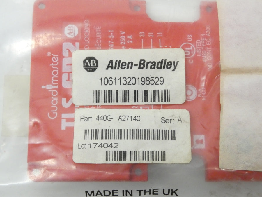 ALLEN BRADLEY 440G-A27140 SER. A 250V 2A NSMP