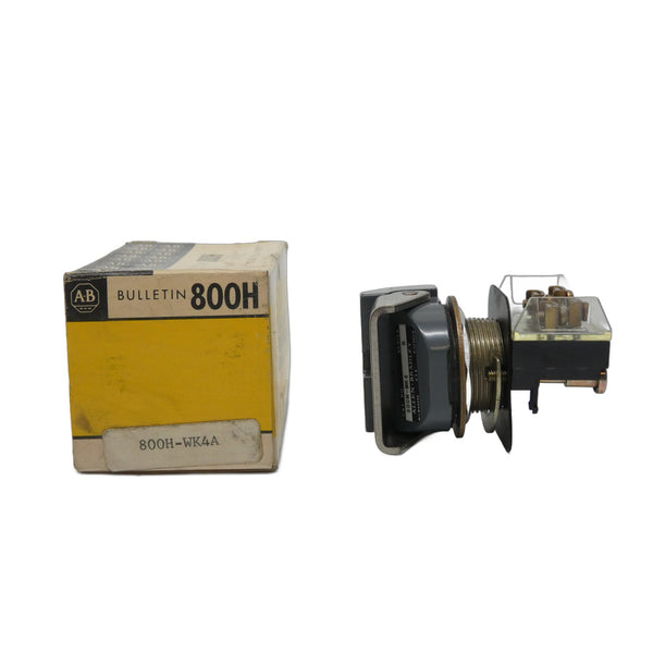 ALLEN BRADLEY 800H-WK4A SER. B (BK/GD) NSMP