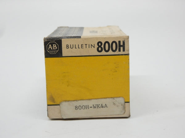 ALLEN BRADLEY 800H-WK4A SER. B (BK/GD) NSMP