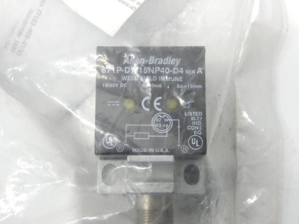 ALLEN BRADLEY 871P-DW15NP40-D4 SER. A 10-60VDC NSMP