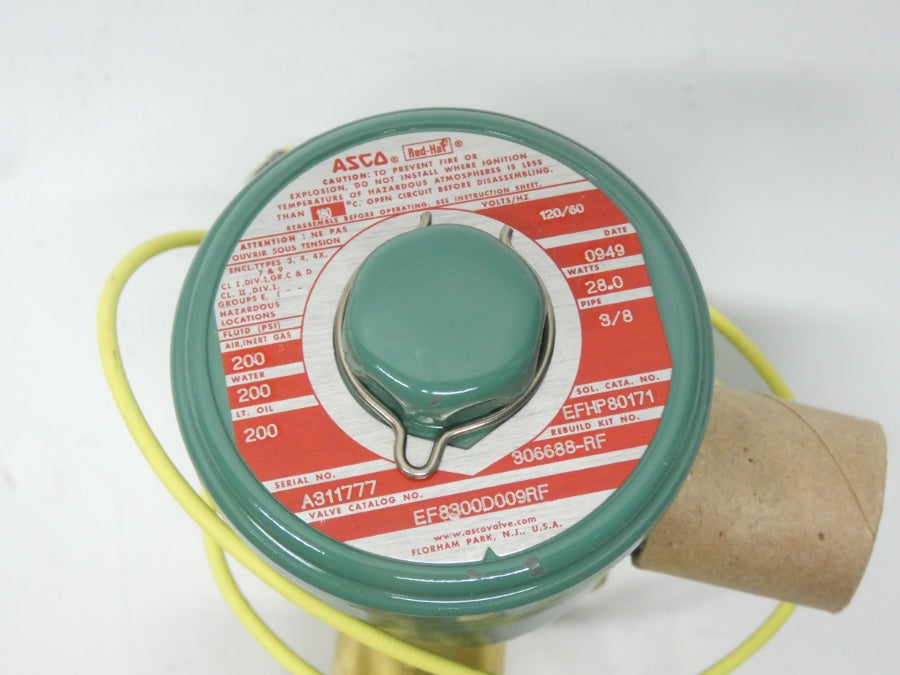 ASCO EF8300D009RF 120V 200PSI 3/8" NSMP