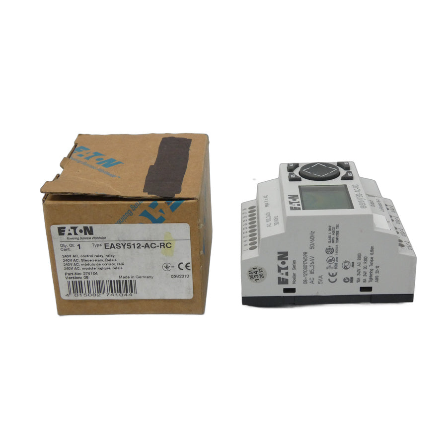 EATON EASY512-AC-RC 274104 VER. 08 240VAC 10A NSMP