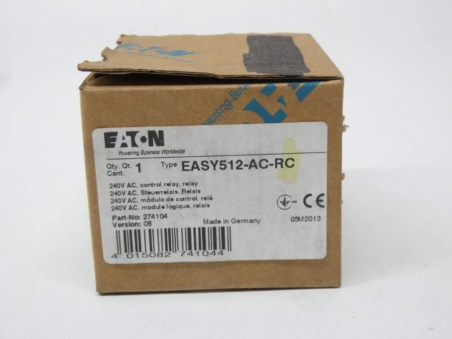 EATON EASY512-AC-RC 274104 VER. 08 240VAC 10A NSMP