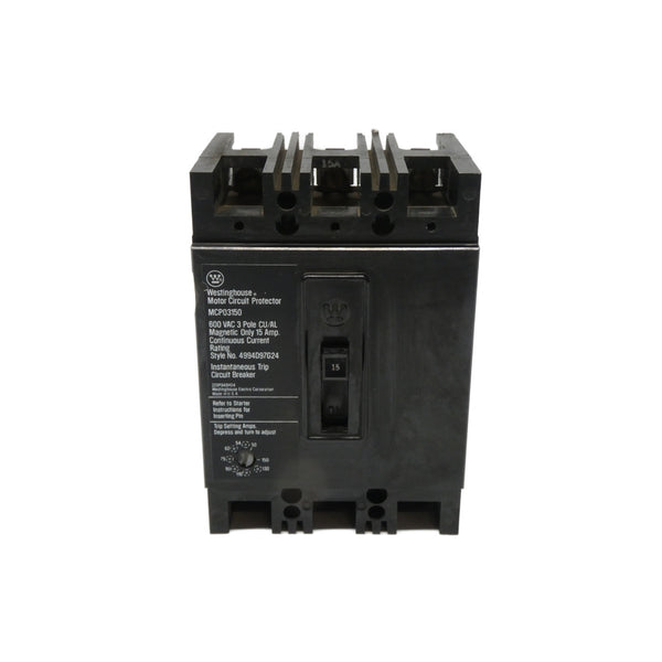 WESTINGHOUSE MCP03150 4994D97G24 600VAC 15A UNMP