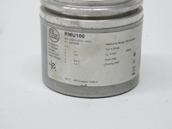 IFM EFECTOR RMU100 RMU06SVU513-BANI 8-32V UNMP