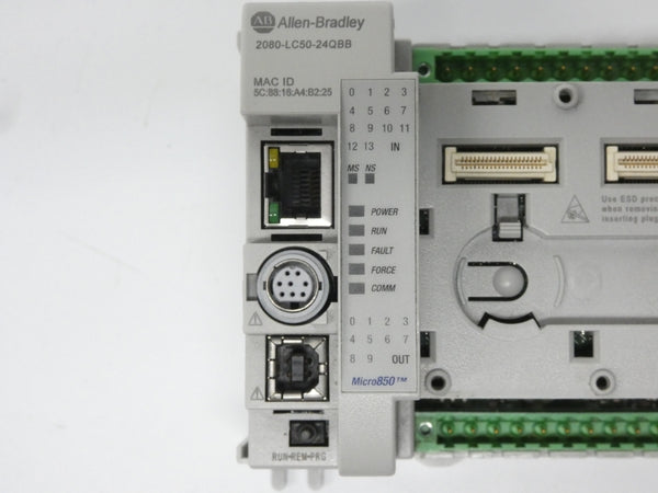 INDUSTRIAL SPARE PART 2080-LC50-24QBB SER. A F/W 10.011 24VDC/VAC 1A (AS PICTURED) UNMP