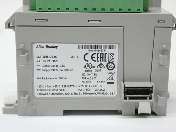 INDUSTRIAL SPARE PART 2085-OB16 SER. A 24VDC 0.5A NSNP
