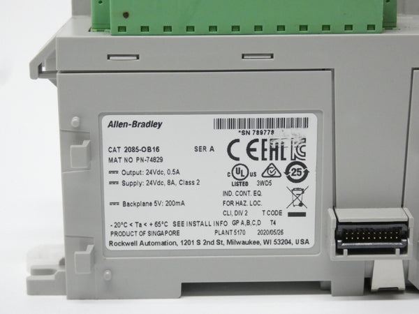 INDUSTRIAL SPARE PART 2085-OB16 SER. A 24VDC 8A UNMP