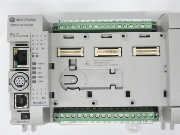 INDUSTRIAL SPARE PART 2080-LC50-24QBB SER. A F/W 10.011 24VDC/VAC 1A (NO COVER) UNMP