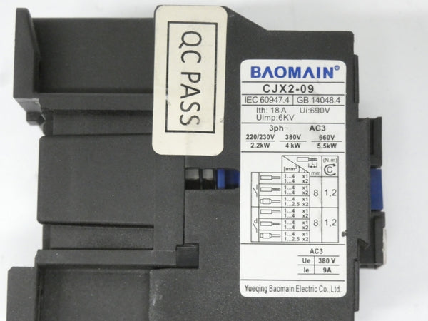 BAOMAIN CJX2-0910 110V 18A NSNP