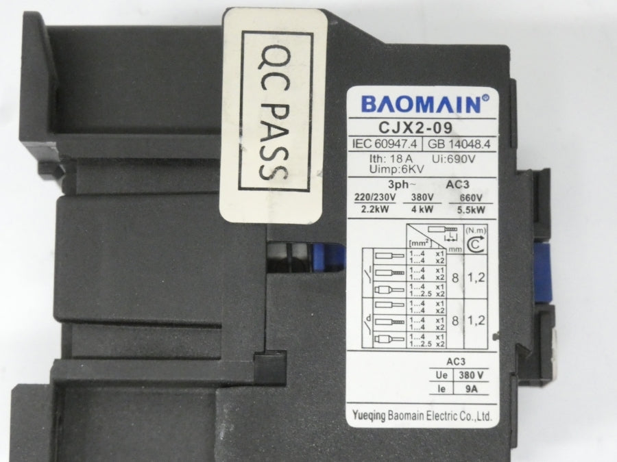 BAOMAIN CJX2-0910 110V 18A NSNP