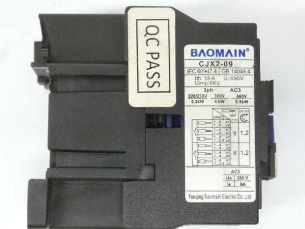 BAOMAIN CJX2-0910 110V 18A (AS PICTURED) UNMP