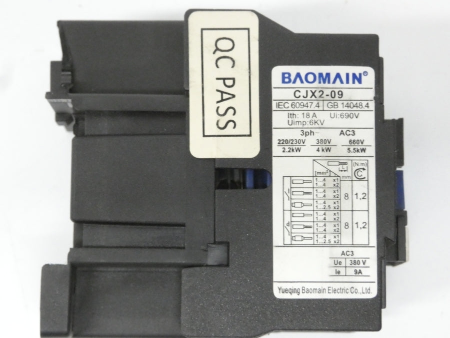 BAOMAIN CJX2-0910 110V 18A (AS PICTURED) UNMP