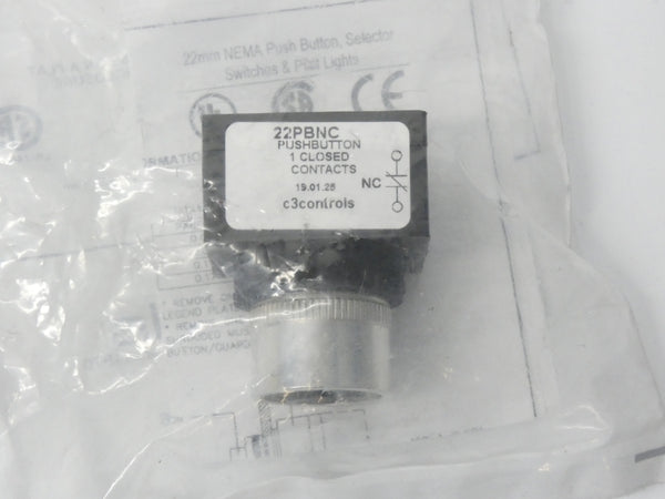 C3CONTROLS 22PBNC-MFBK NSMP