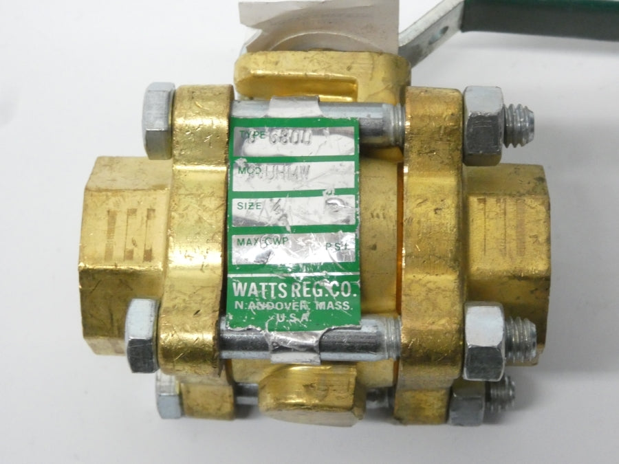 WATTS REGULATOR CO. B-6800 SSUHMW 606PSI 3/4" NSNP