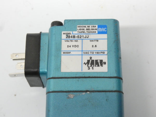 MAC 224B-521JJ 24VDC 150PSI NSNP