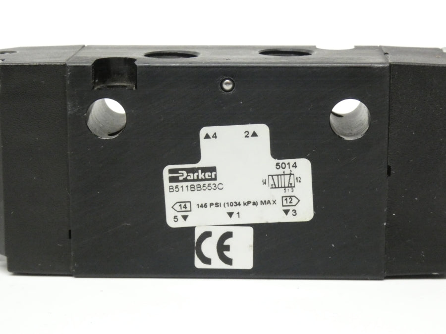 PARKER B511BB553C P2E-KV31F 115-120V 145PSI UNMP
