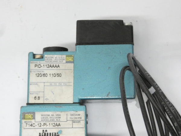 MAC 714C-12-PI-112AA PID-112AAAA 110/120V 30-150PSI UNMP