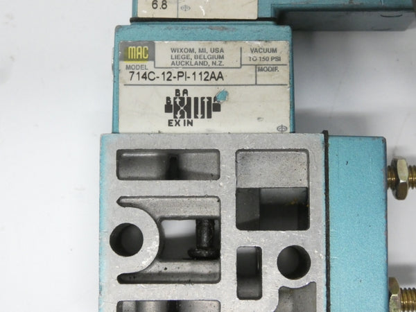 MAC 714C-12-PI-112AA PID-112AAAA 110/120V 30-150PSI UNMP