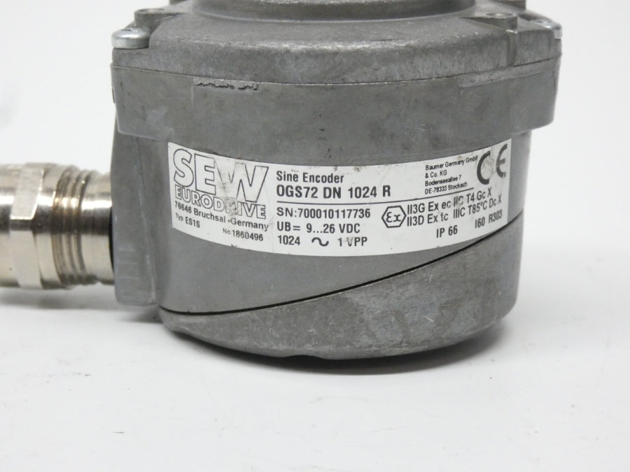 SEW EURODRIVE OGS72DN1024R 1860496 9-26VDC (AS PICTURED) NSNP