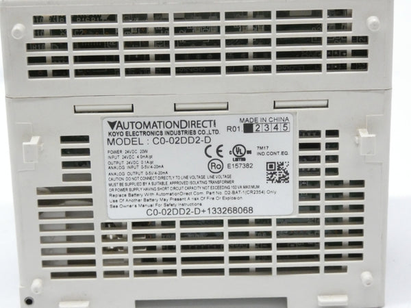 AUTOMATION DIRECT C0-02DD2-D 24VDC NSNP