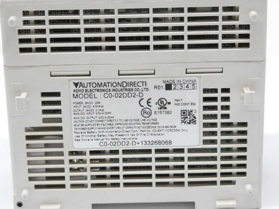 AUTOMATION DIRECT C0-02DD2-D 24VDC NSNP