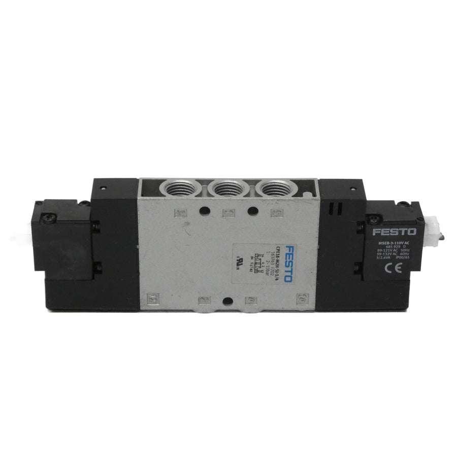 FESTO CPE18-M2H-5J-1/4 MSEB-3-110V 99-132VAC UNMP